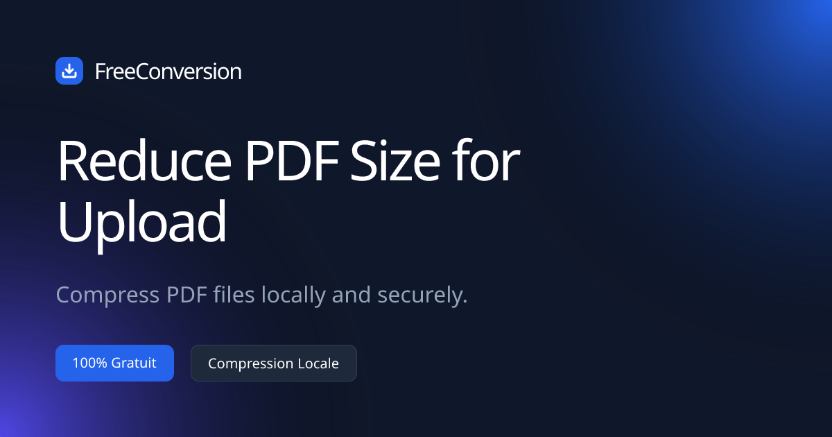 Reduce PDF Size for Upload | Fast Cloud Upload | Free Conversion